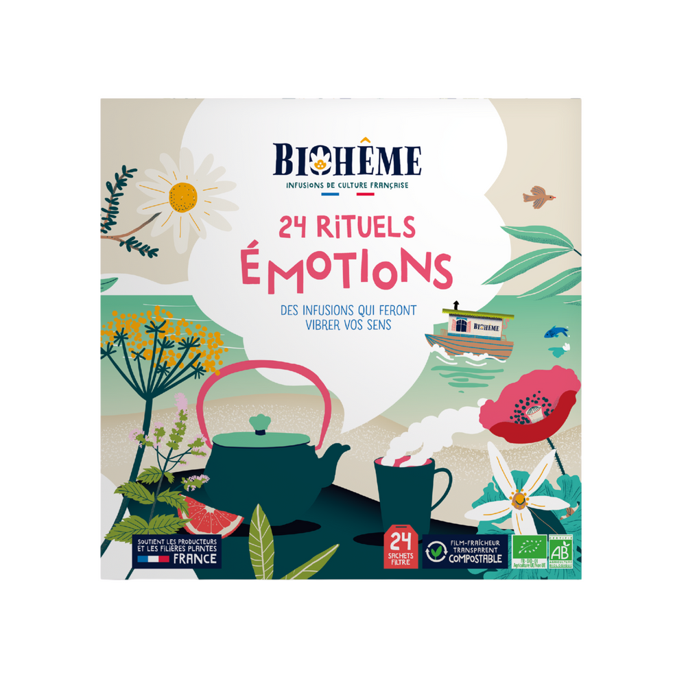 Calendrier infusions Émotions bio