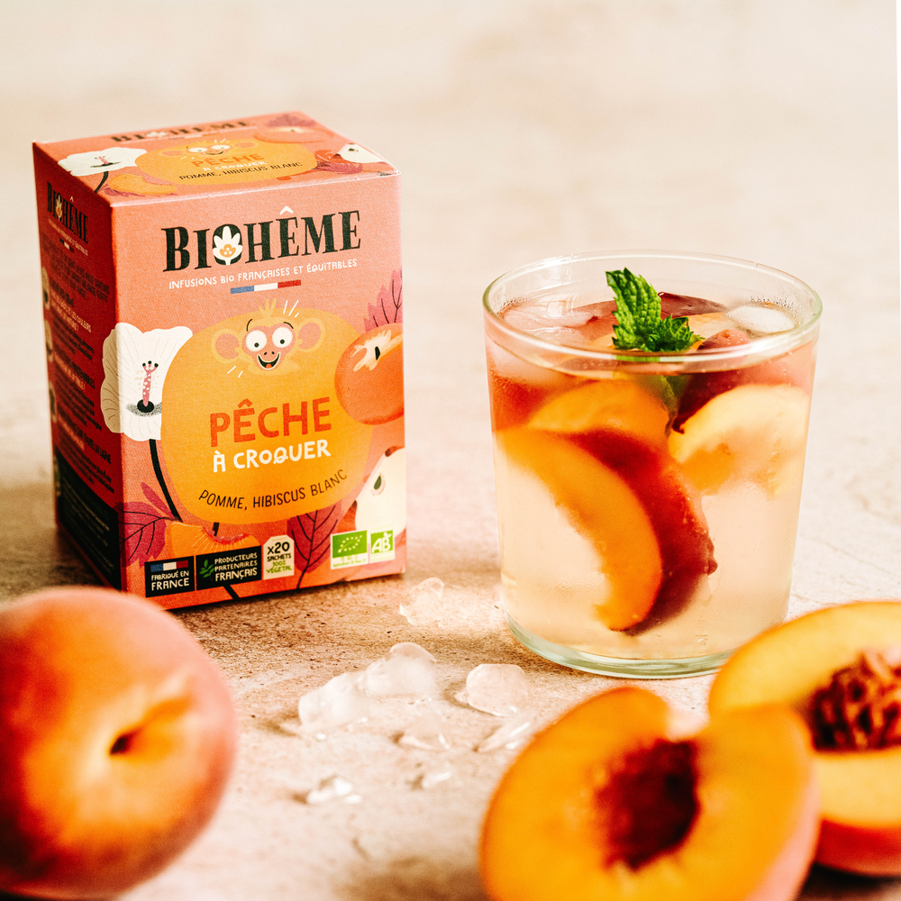 Infusion Pêche à Croquer bio