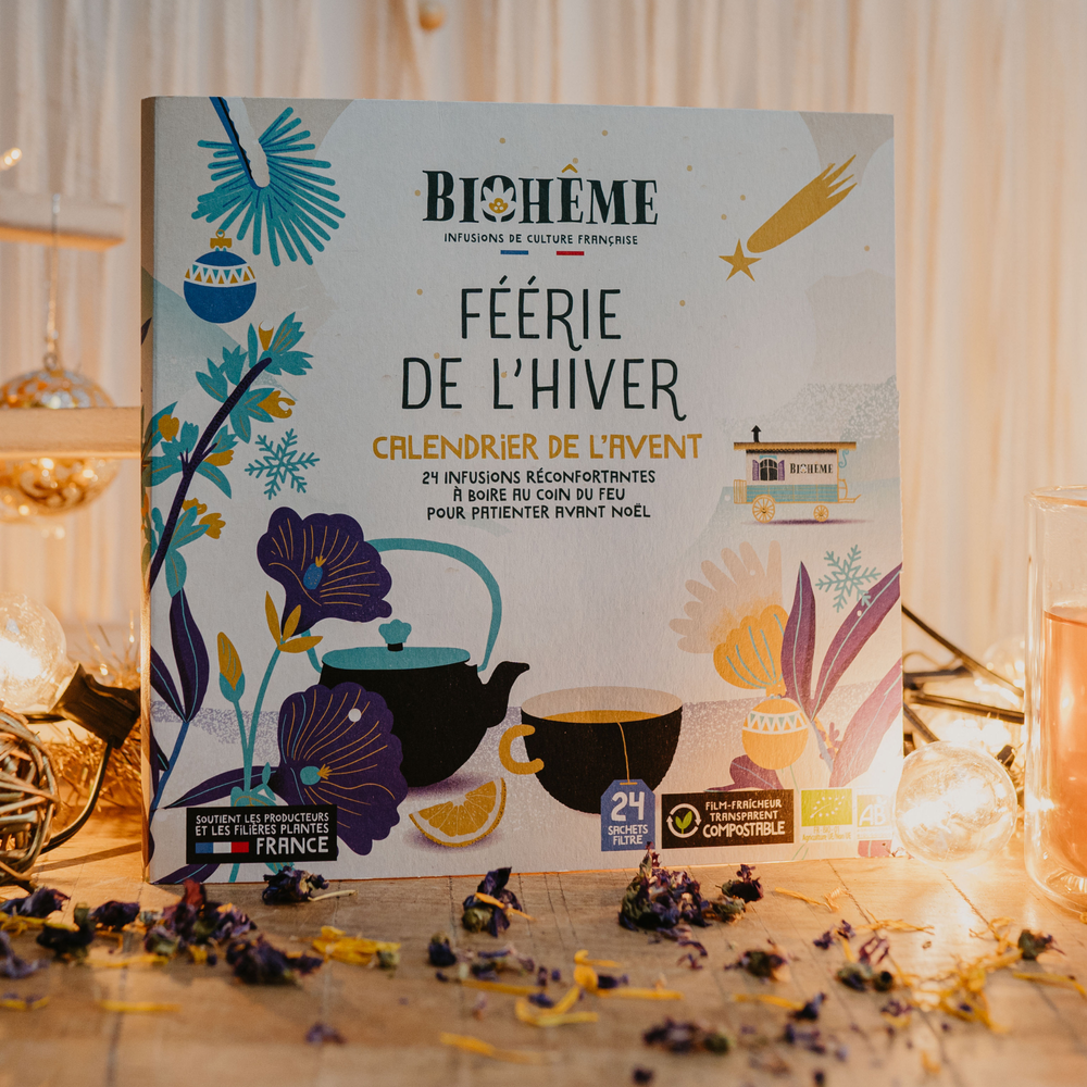 Calendrier de l'avent infusions Féérie de l'hiver bio