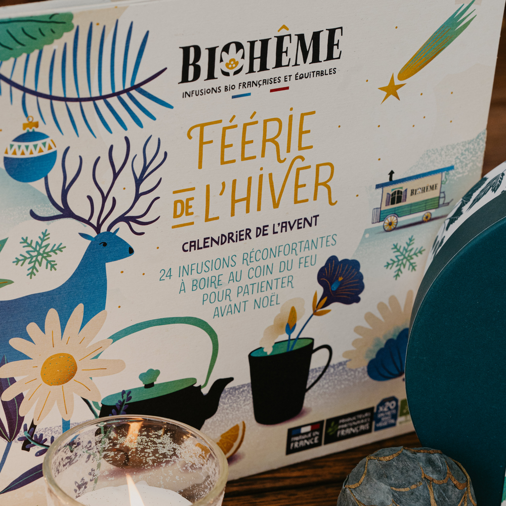Calendrier de l'avent infusions Féérie de l'hiver bio
